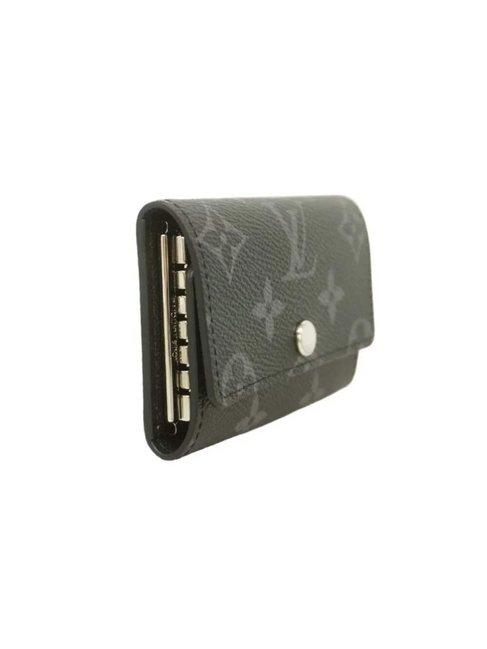 Louis Vuitton Key Case Monogram Eclipse Multicles 6 Black Key Holder